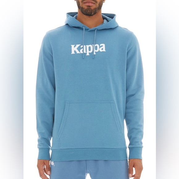 Kappa - Authentic Haris Blue Steel And Whitete Pullover Hoodie Size XXXL - Picture 1 of 9